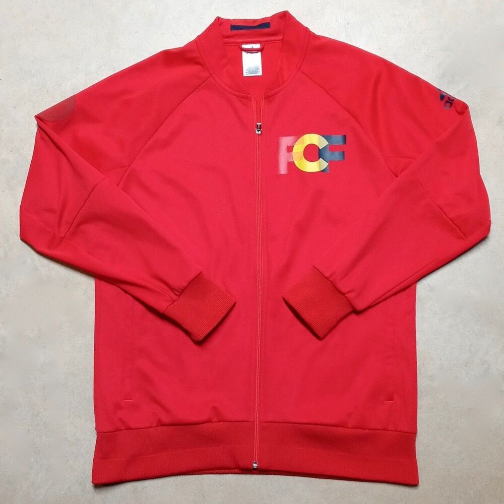 Adidas Colombia National Team Knit Anthem Jacket Size XL Futbol Soccer Warm-up
